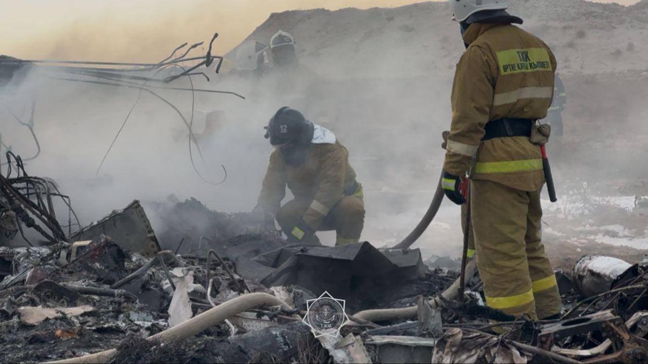 Azerbaijani authorities said 32 people had survived the crash of the Embraer 190 near the city of Aktau, an oil and gas hub on the eastern shore of the Caspian Sea