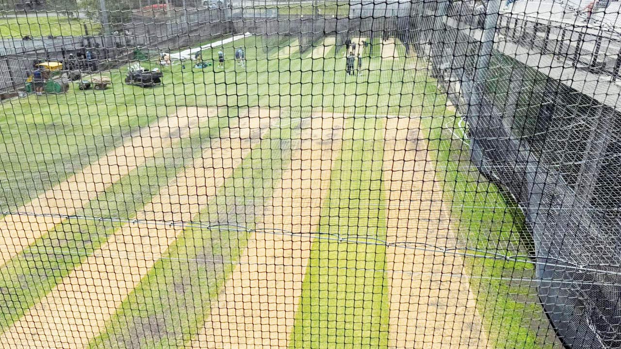 Team India’s practice wicket on Sunday which was slow with minimal bounce