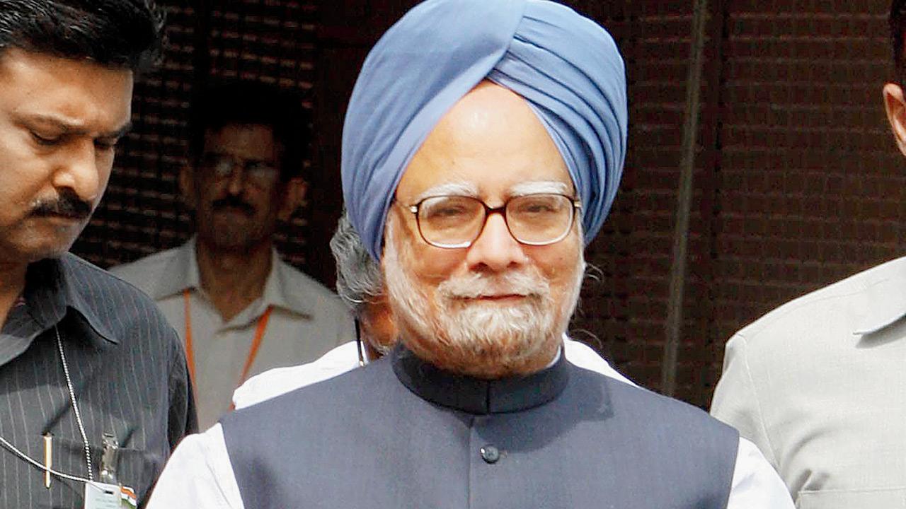 Former prime minister Manmohan Singh. Pic/PTI