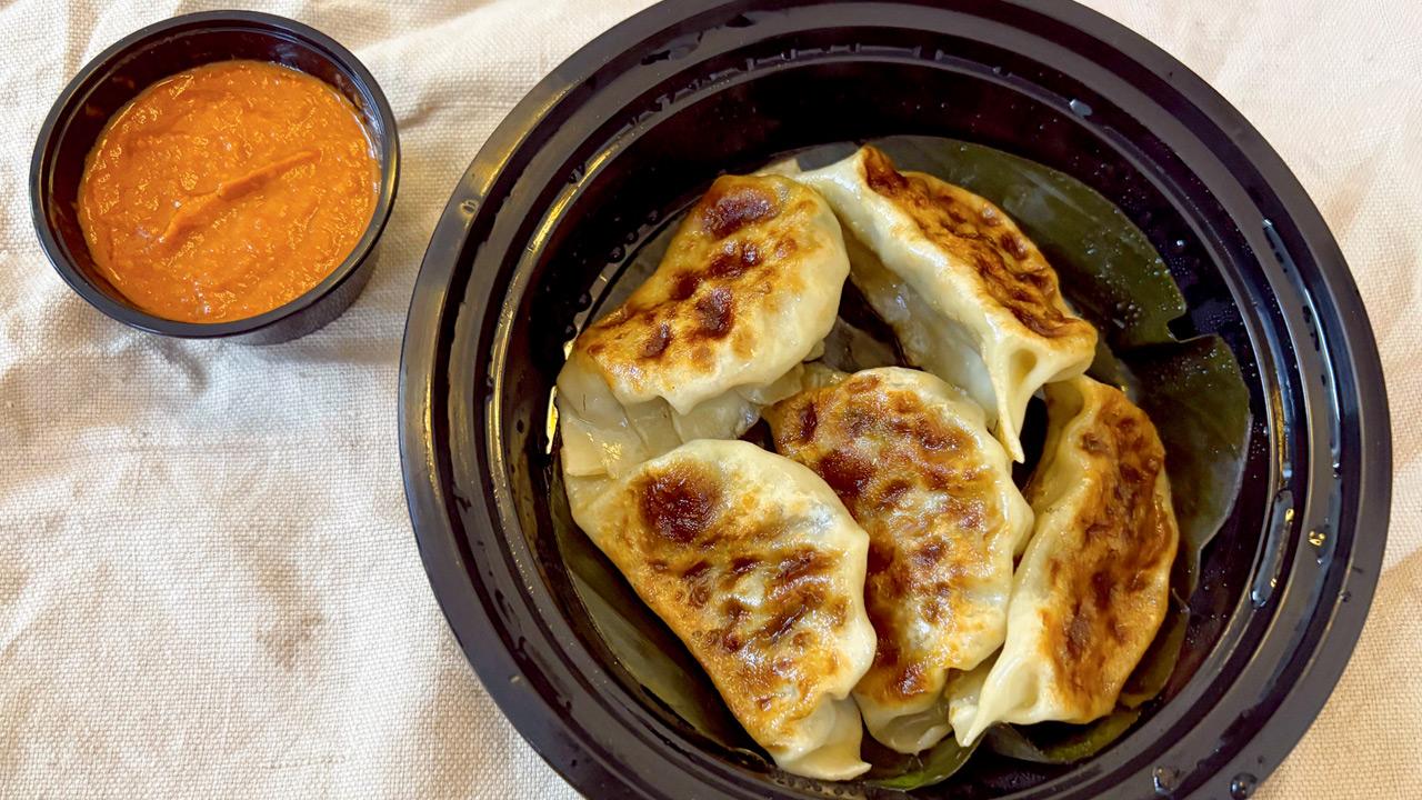 Vegetarian pan-seared dim sums with Tibetan dip. PICS COURTESY/NASRIN MODAK SIDDIQI