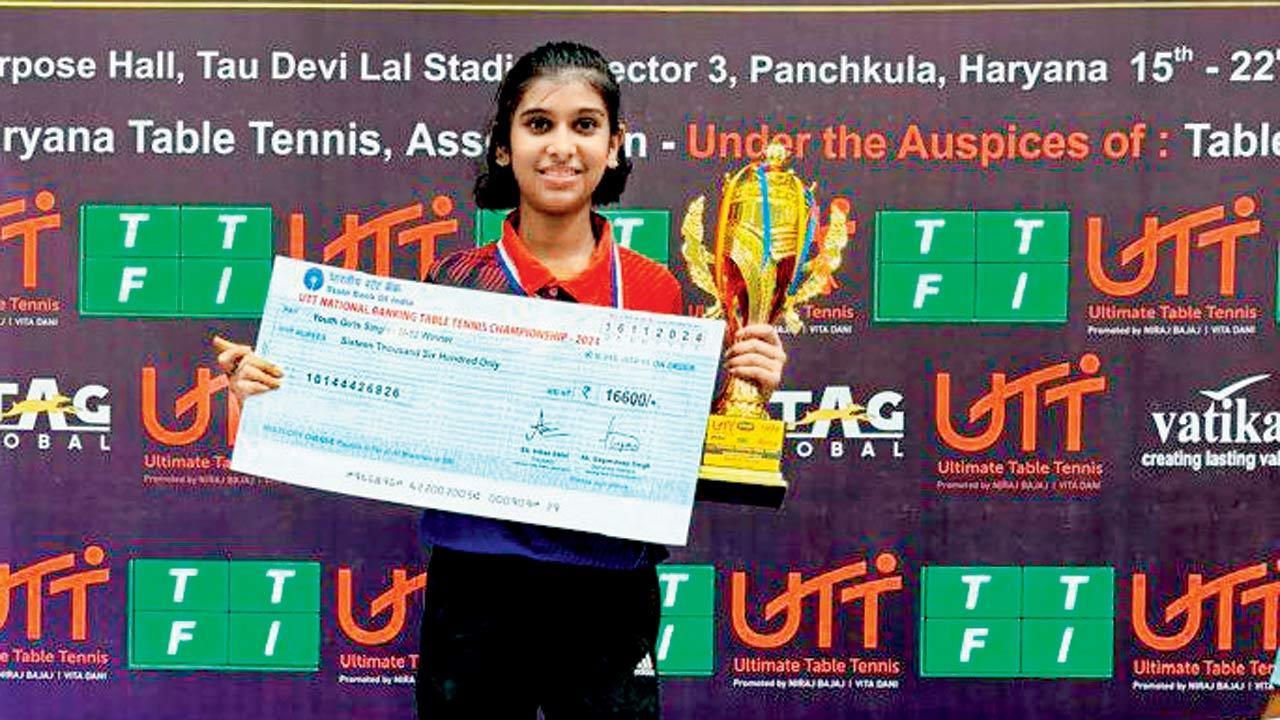 Mumbai girl Myra is U-13 National champ