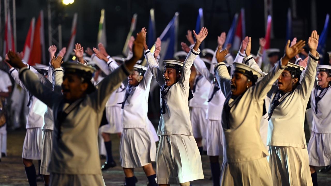 Young cadets at the Beating Retreat and Tattoo Ceremony 
