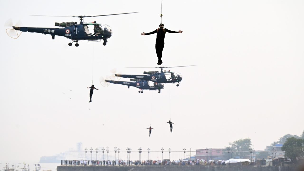 Meanwhile, President Droupadi Murmu attended the Navy Day celebrations in Odisha's Puri, where she witnessed the Operational Demonstration of the naval personnel
