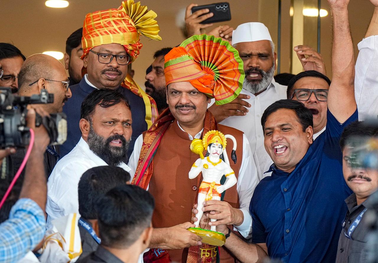 Together with its allies Shiv Sena and NCP, the BJP-led Mahayuti coalition has a commanding majority of 230 seats