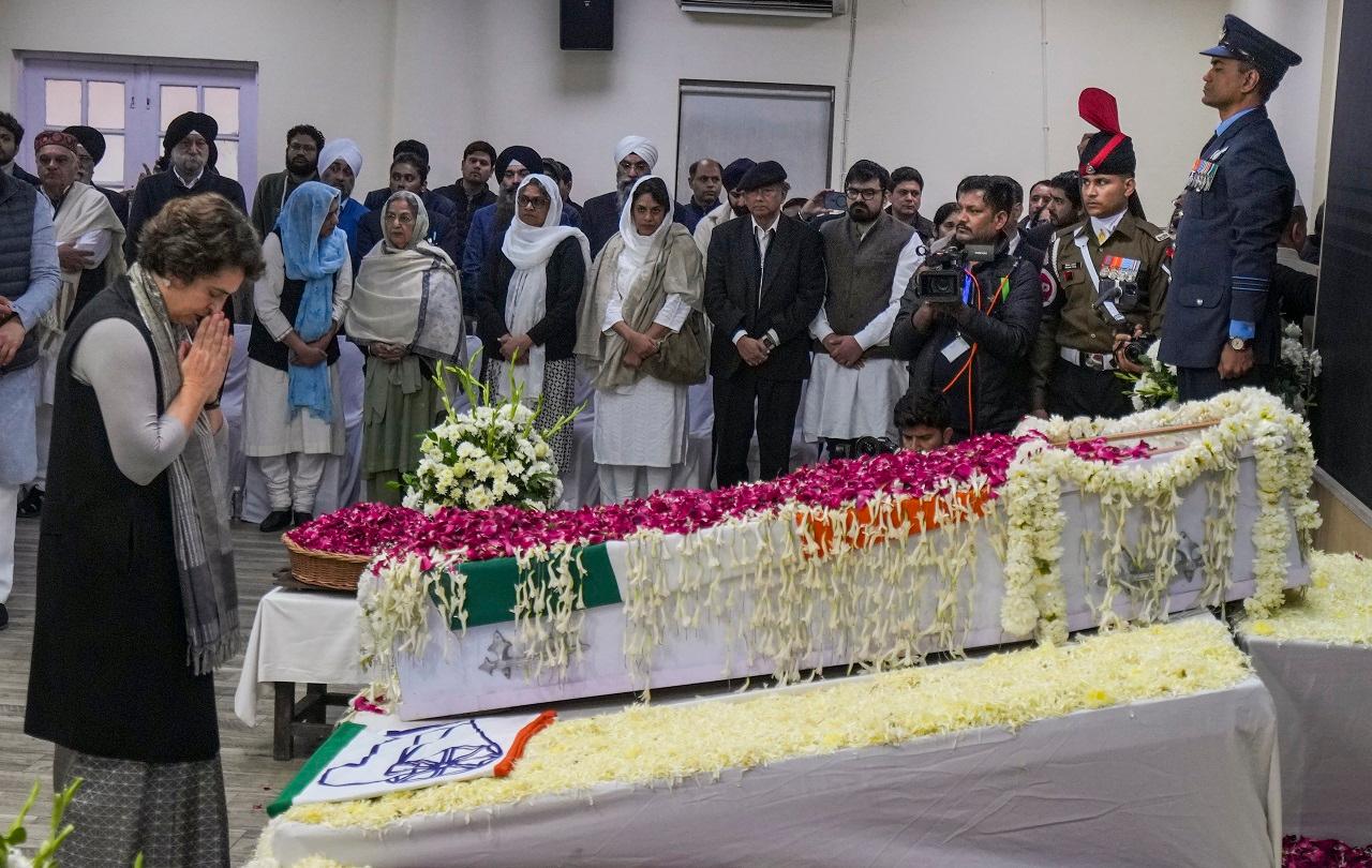 The procession reached the AICC office a little before 9 am