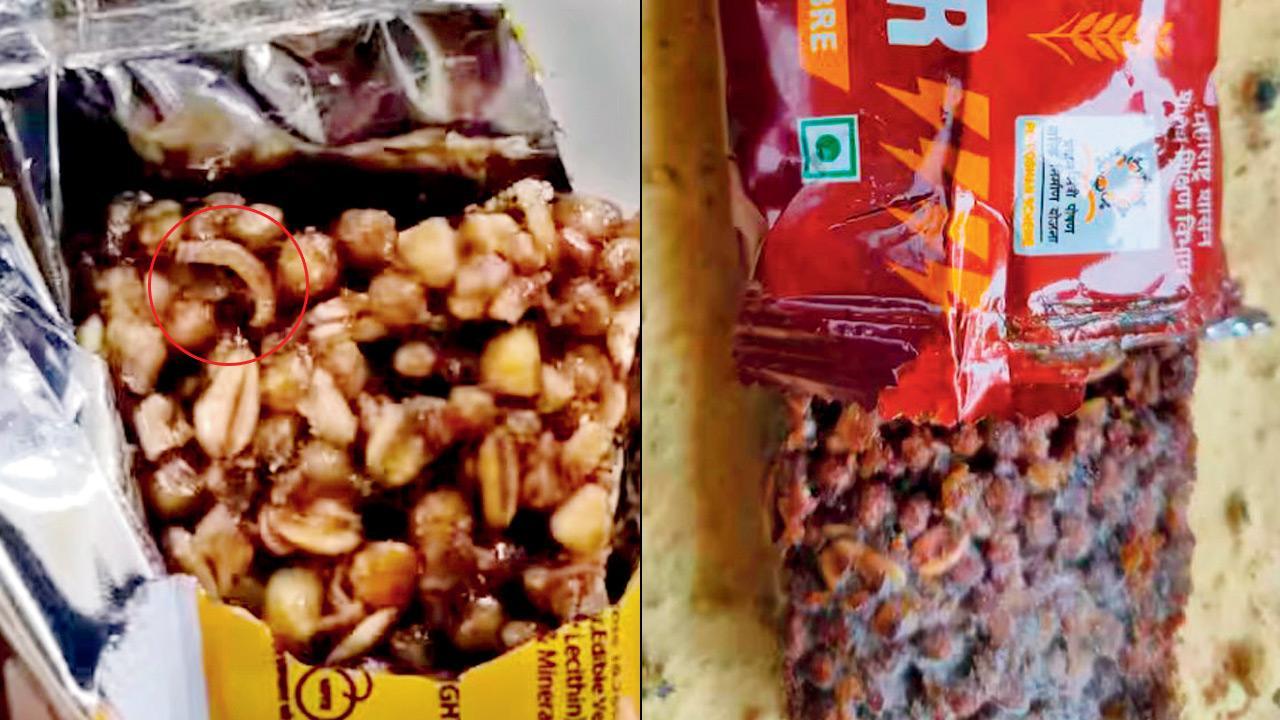 Worms found in nutrition bars given to students in two Palghar schools