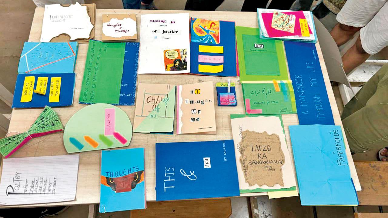 Pocket poetry books from an earlier edition