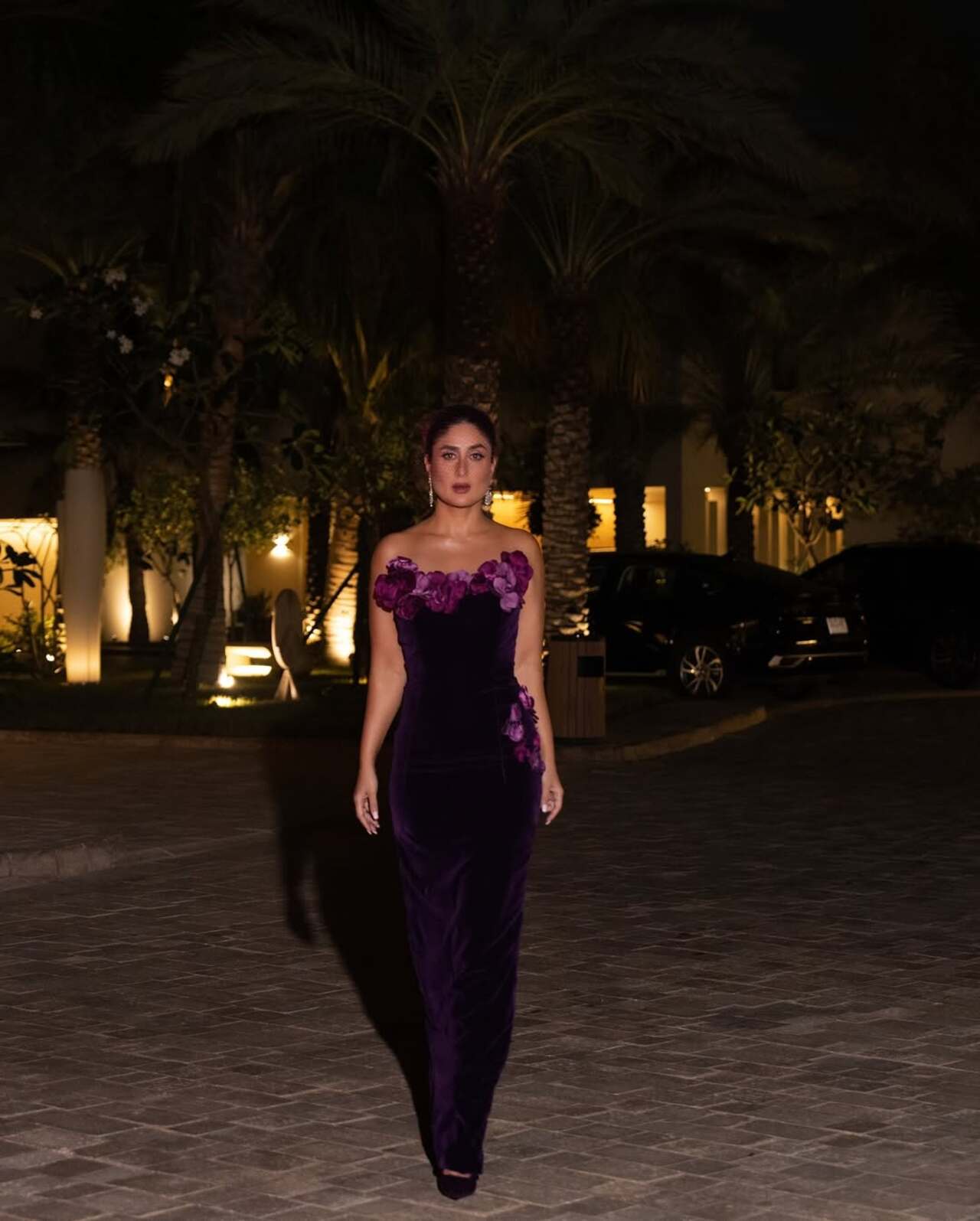Kareena Kapoor Khan grabbed eyeballs as she walked the red carpet of the opening ceremony in this violet gown