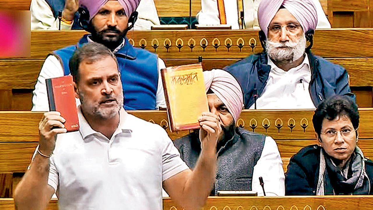 Savarkar preferred Manusmriti to Constitution: Rahul pokes BJP