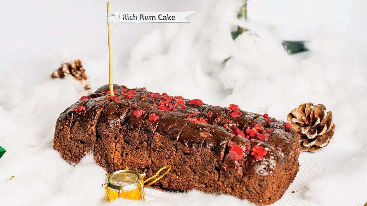 Rich plum cake