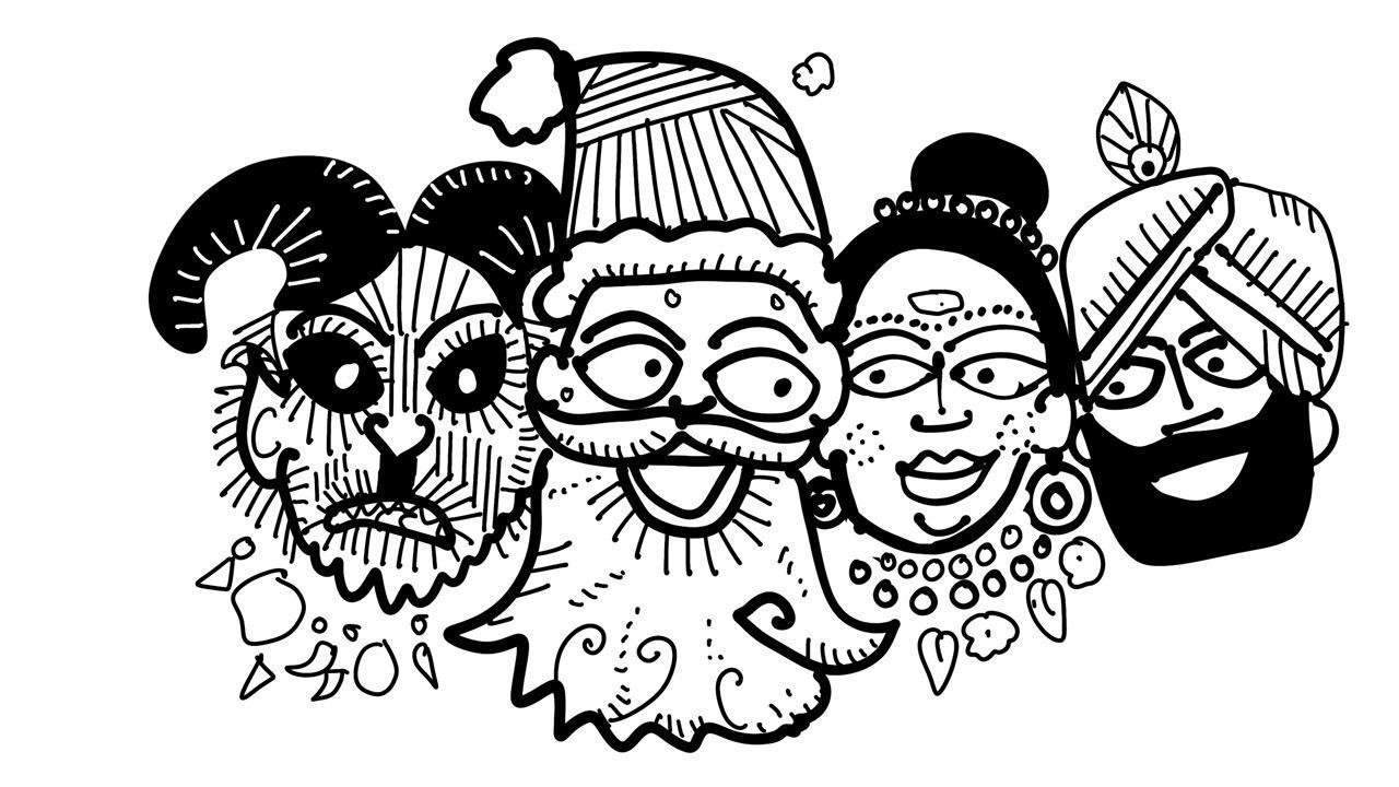 Satan, Santa, Sanat, Sant