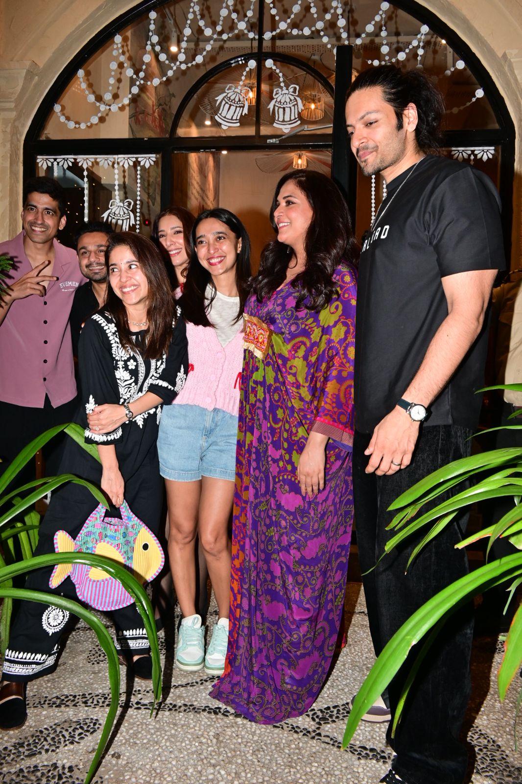 Ali Fazal was accompanied by his wife, Richa Chadha, and other close friends