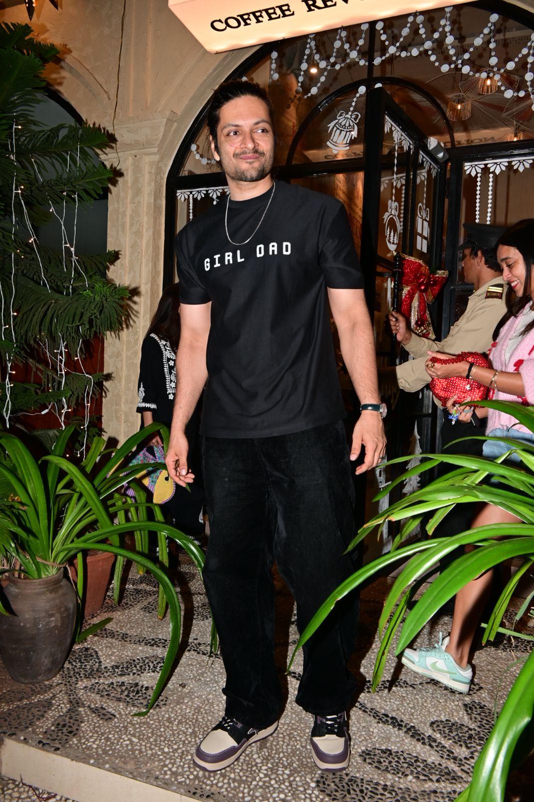 Ali Fazal was accompanied by his wife, Richa Chadha, and other close friends