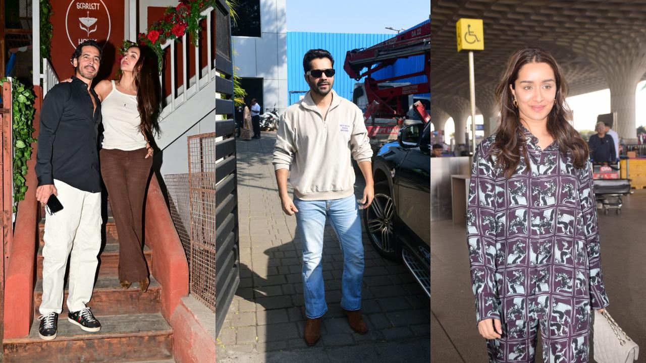 Spotted in the city: Malaika Arora, Varun Dhawan, Shraddha Kapoor & others