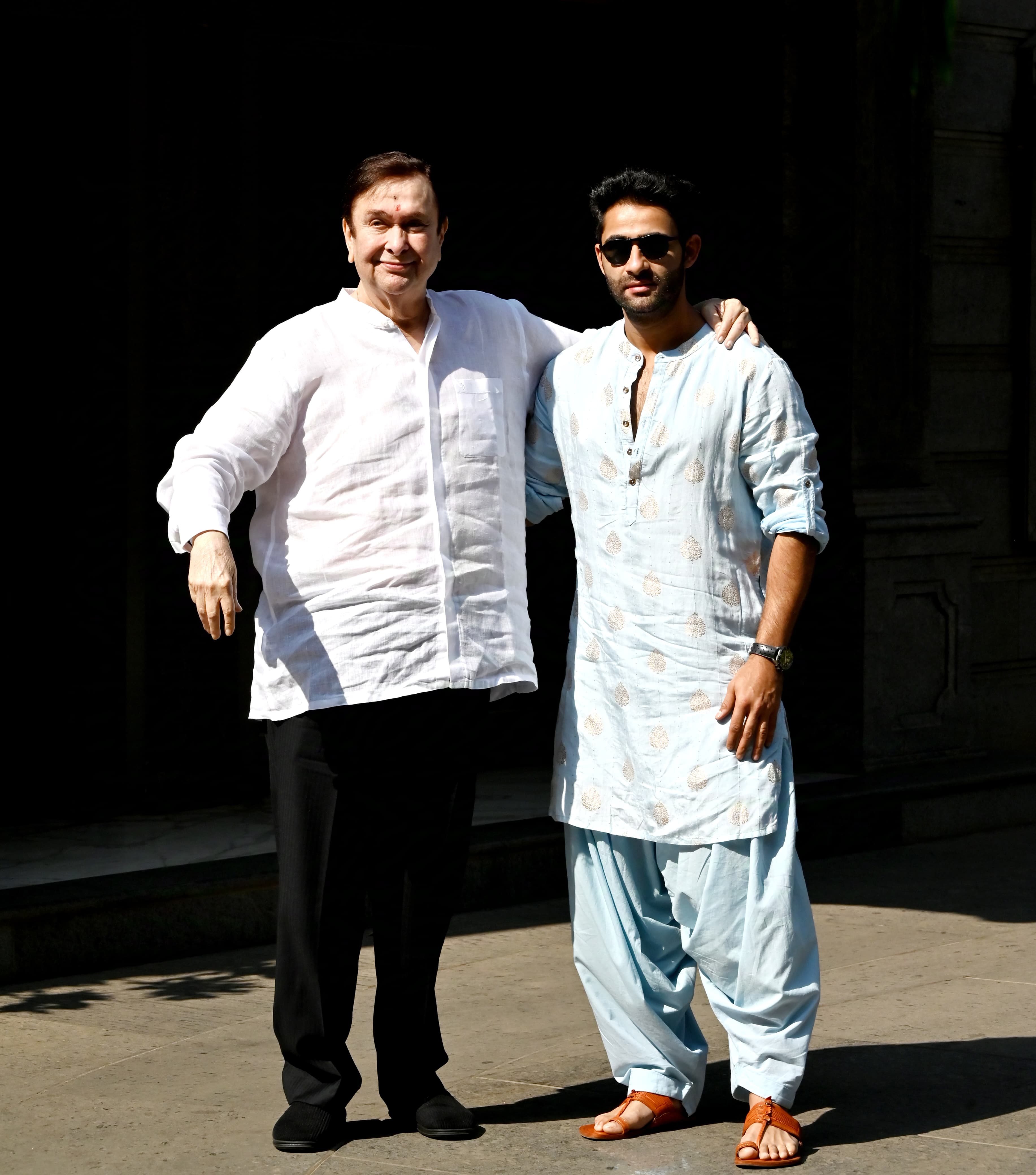 Armaan Jain and Randhir Kapoor were snapped in the city as they went out and about