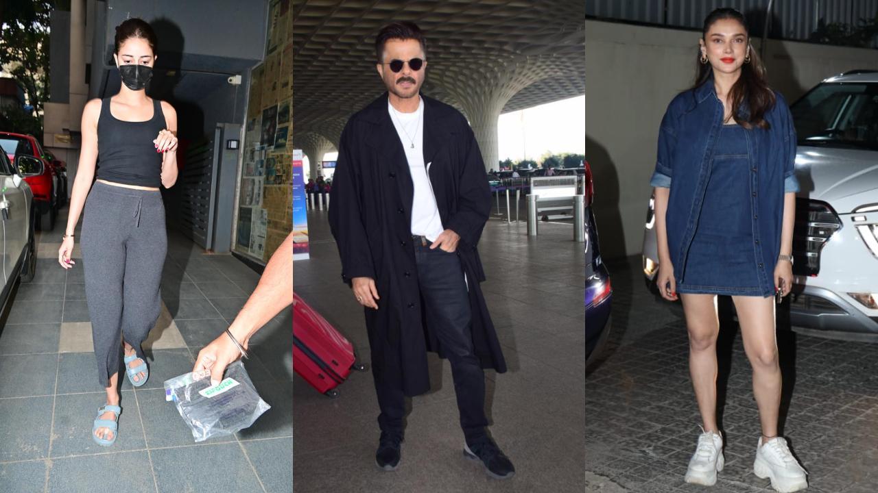 Spotted in the city: Ananya Panday, Anil Kapoor, Aditi Rao Hydari & others