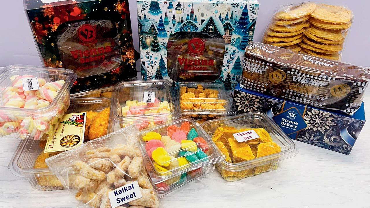 A Christmas sweets hamper