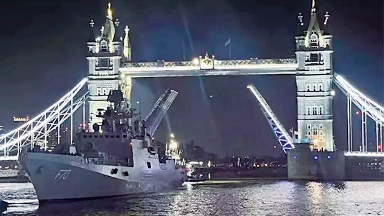 INS Tushil makes first port call to London on maiden deployment