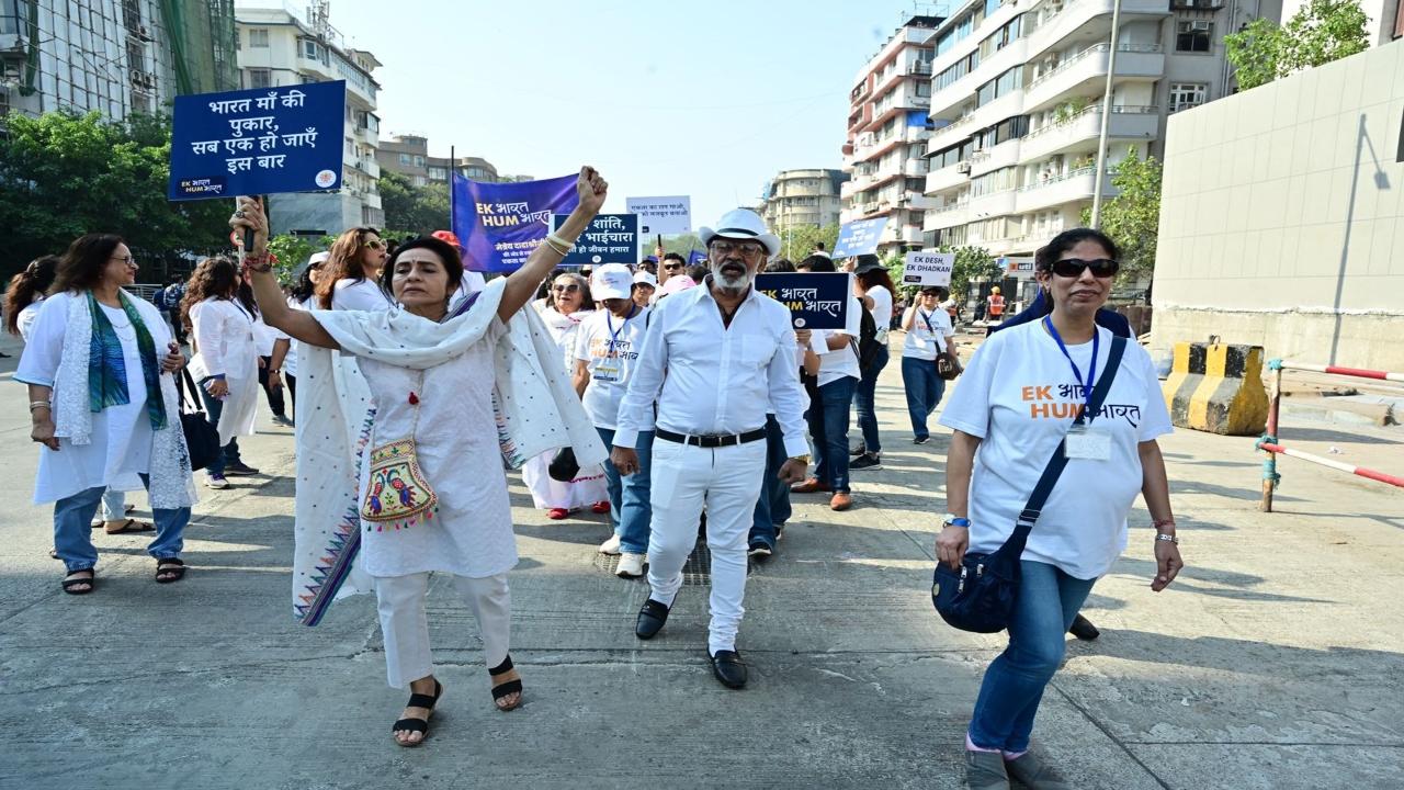 The event saw the participation of Mumbaikars from all age groups