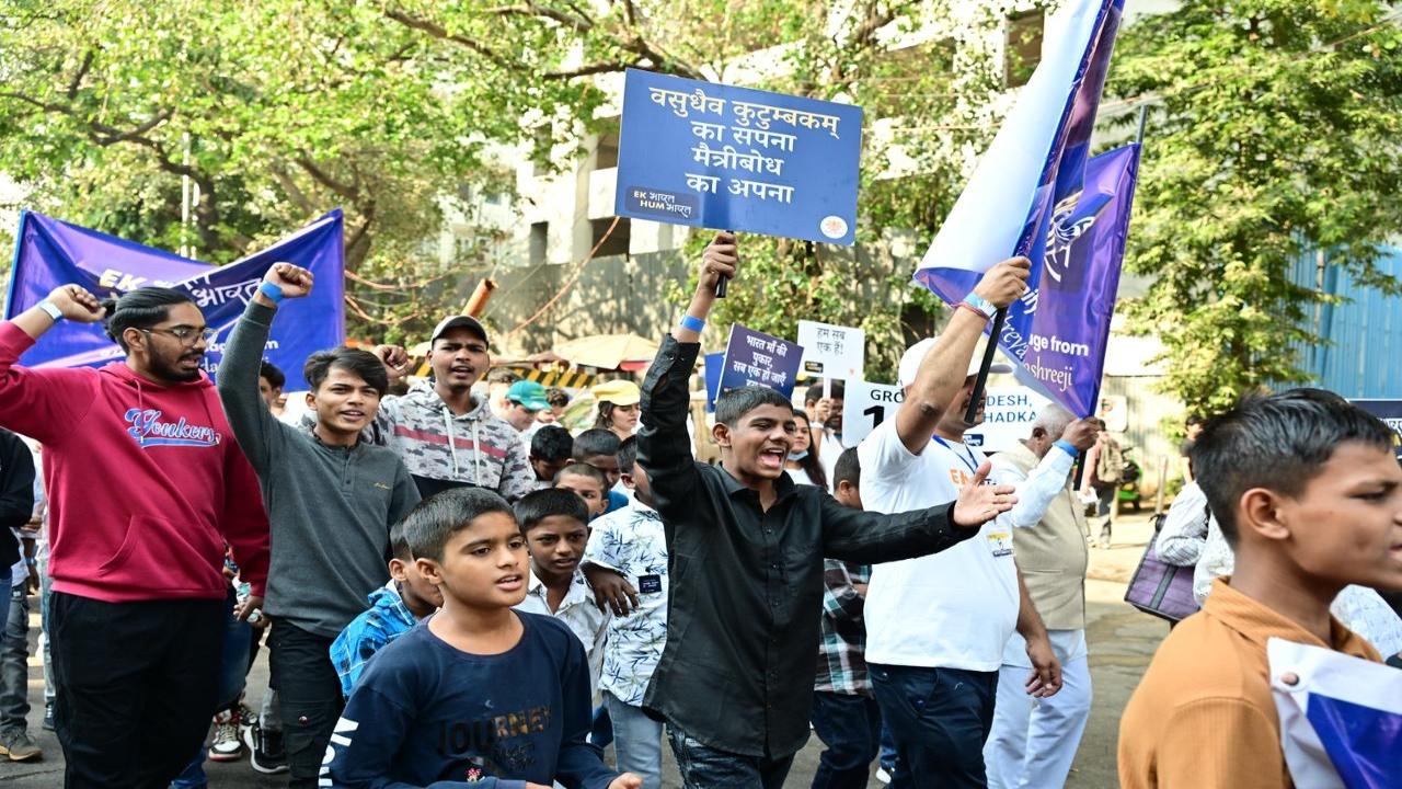 The padyatra was a reminder of the importance of communal harmony and solidarity in India's diverse society