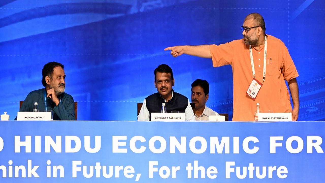 The Maharastra Chief Minister lauded the country's progress, attributing it to a blend of cultural values and visionary leadership