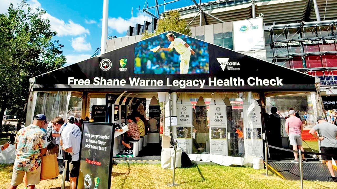 Health checks at Melbourne Cricket Ground to honour Shane Warne