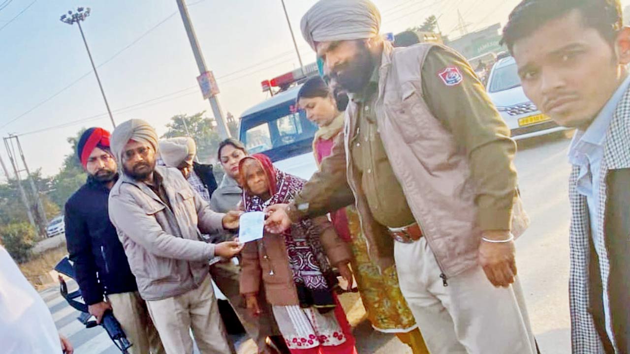 Hamida Banu after crossing over to India