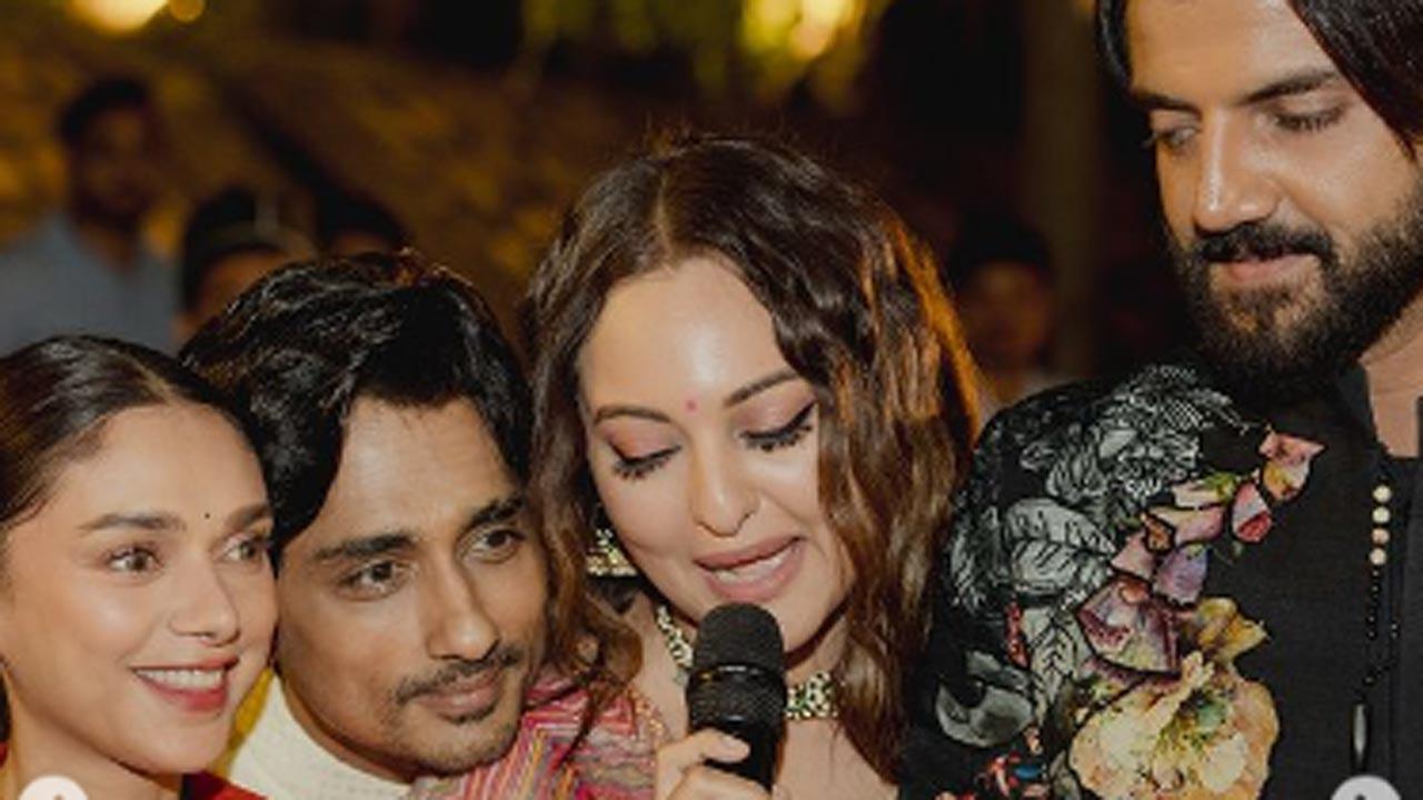 Aditi Rao Hydari, Siddharth shares inside pictures from their Rajasthan wedding