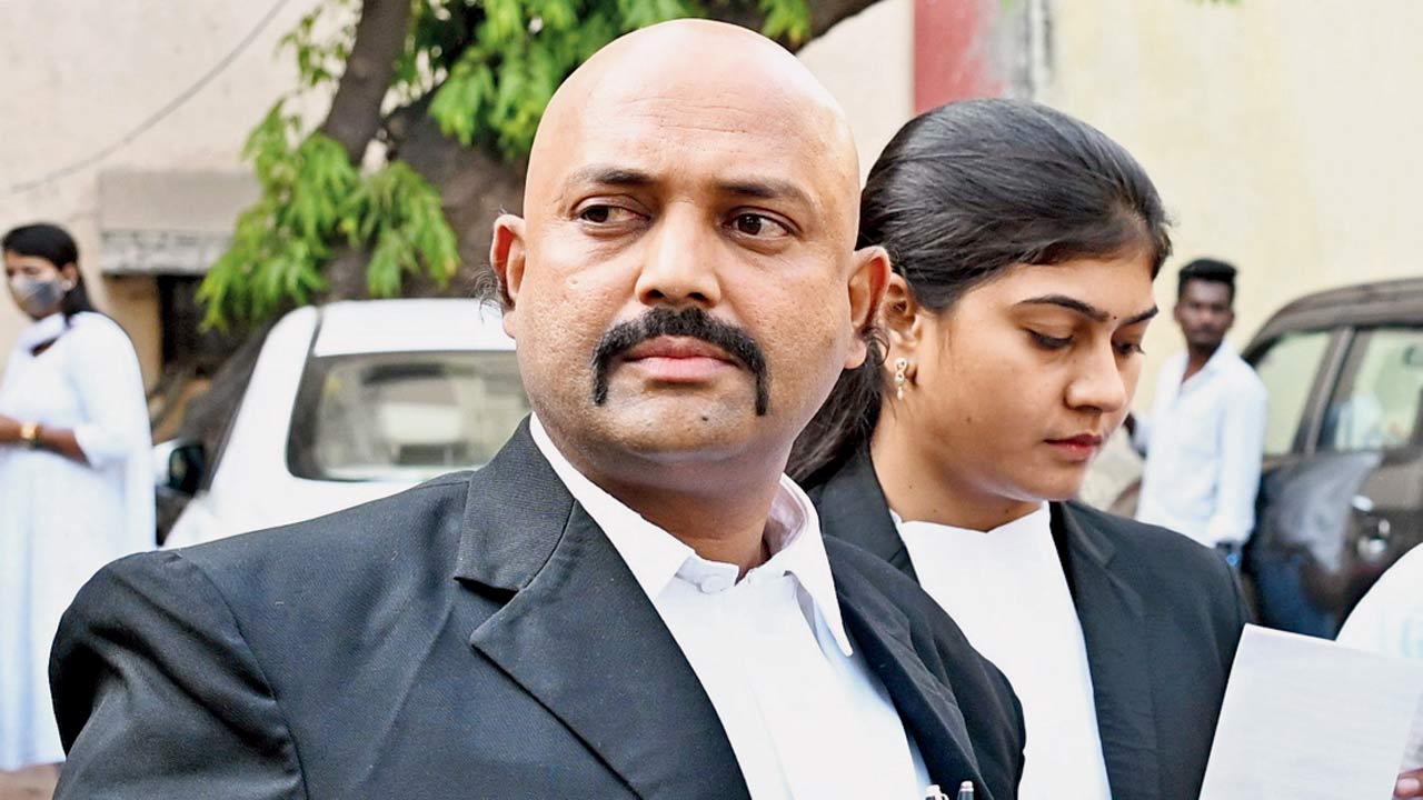 Samadhan Surane, lawyer of Sanjay More, the driver of the bus that mowed down seven people in Kurla on December 9. Pic/Kirti Surve Parade