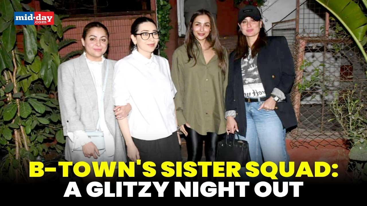 Kareena Kapoor, Karisma Kapoor, & Amrita Arora dine at Malaika Arora's eatery