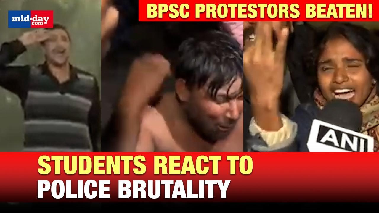 BPSC aspirants beaten mercilessly, Clothes corn during protest, Students react