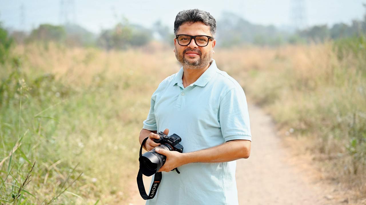 Amit Jadhav has taken to one of this original passions of nature photography. Pic/Anurag Ahire