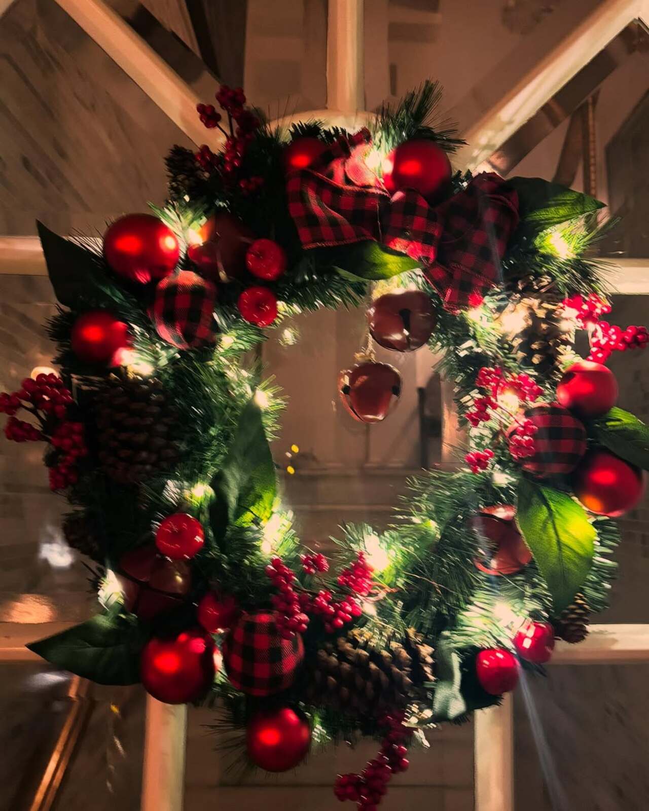 The actress also shared a picture of a colourful mistletoe