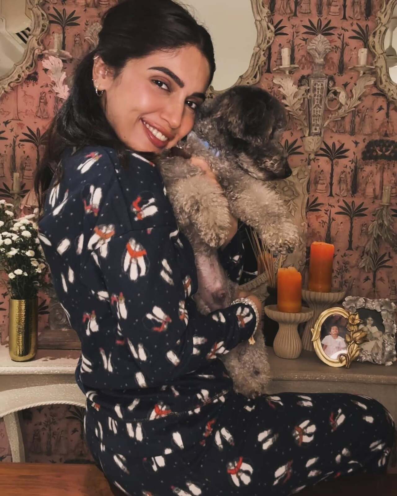 Actress Bhumi Pednekar took to her social media handle to share some dreamy pictures of her Christmas celebration