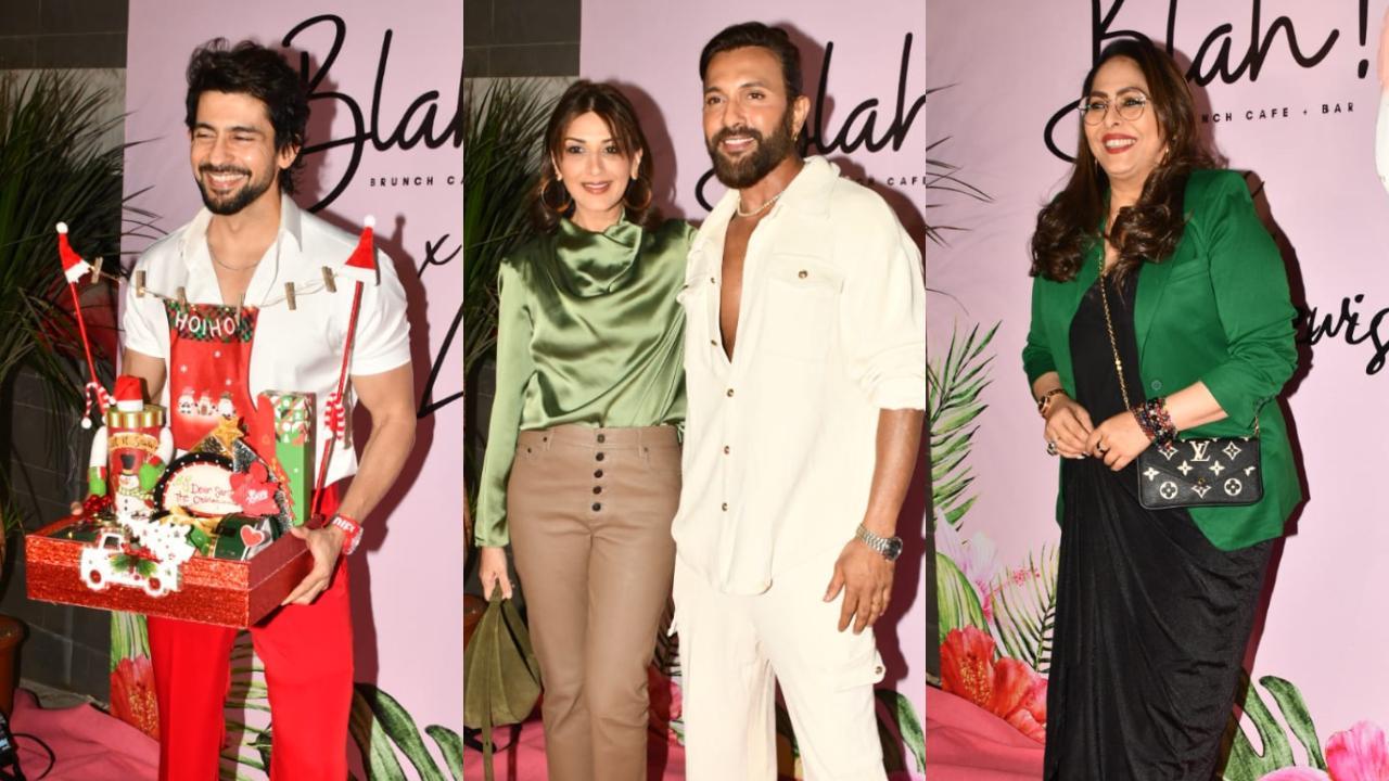Terence Lewis hosts Christmas party! Sonali Bendre, Geeta Kapur attend