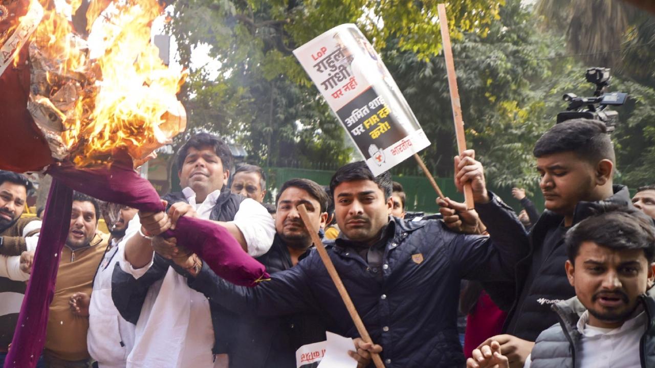 Shah's disparaging remarks on Ambedkar was an insult on the people of India who revere Ambedkar for his unparalleled contribution in framing the Constitution and the uplift of the backwards, he added