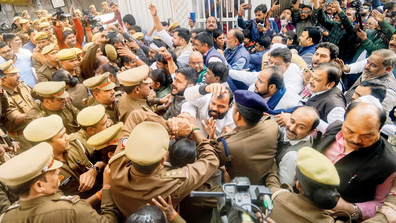 Congress delegation stopped from visiting violence-hit Sambhal