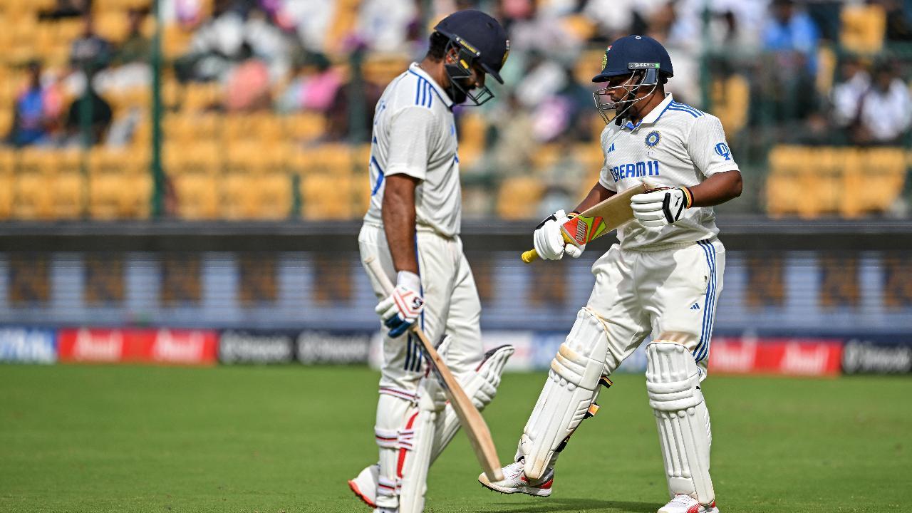 Rohit Sharma’s mix of frustration and laughter after Sarfaraz Khan’s dismissal goes viral: WATCH