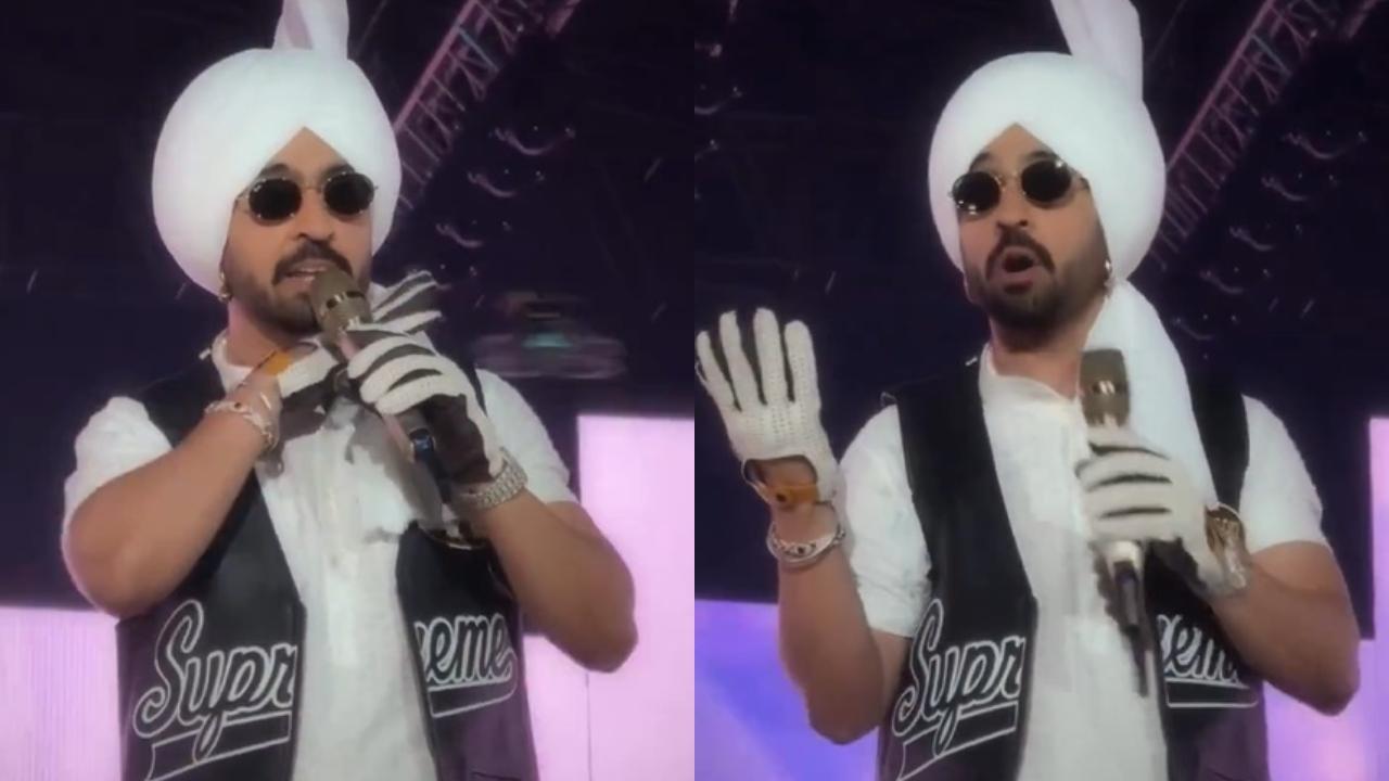 Diljit Dosanjh gives a twist to Pushpa 2 dialogue, dedicates concert to D Gukesh