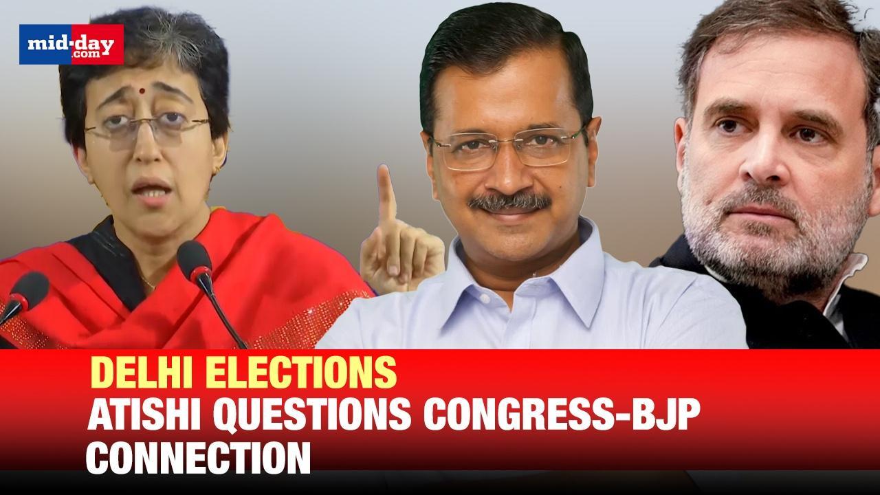 Delhi CM Atishi questions Congress-BJP ties ahead of Delhi elections