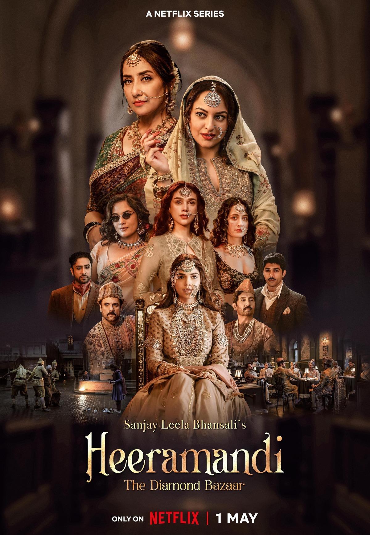 Heeramandi
The epic historical tale of tawaifs of Heeramandi in Lahore has everything from passion to patriotism and the grandeur of Sanjay Leela Bhansali's projects. You cannot miss this story of complex characters intertwined with a larger purpose and affecting more than just one person. Set in 1940s, its sets depict the pre-Independent India quite well.