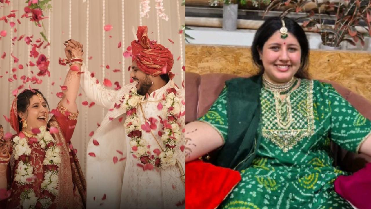 'Kal Ho Naa Ho' actor Jhanak Shukla marries boyfriend Swapnil Suryawanshi, see video