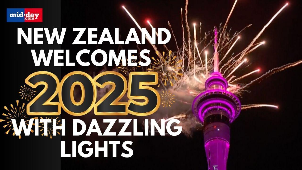 New Zealand welcomes 2025 with spectacular fireworks and celebration