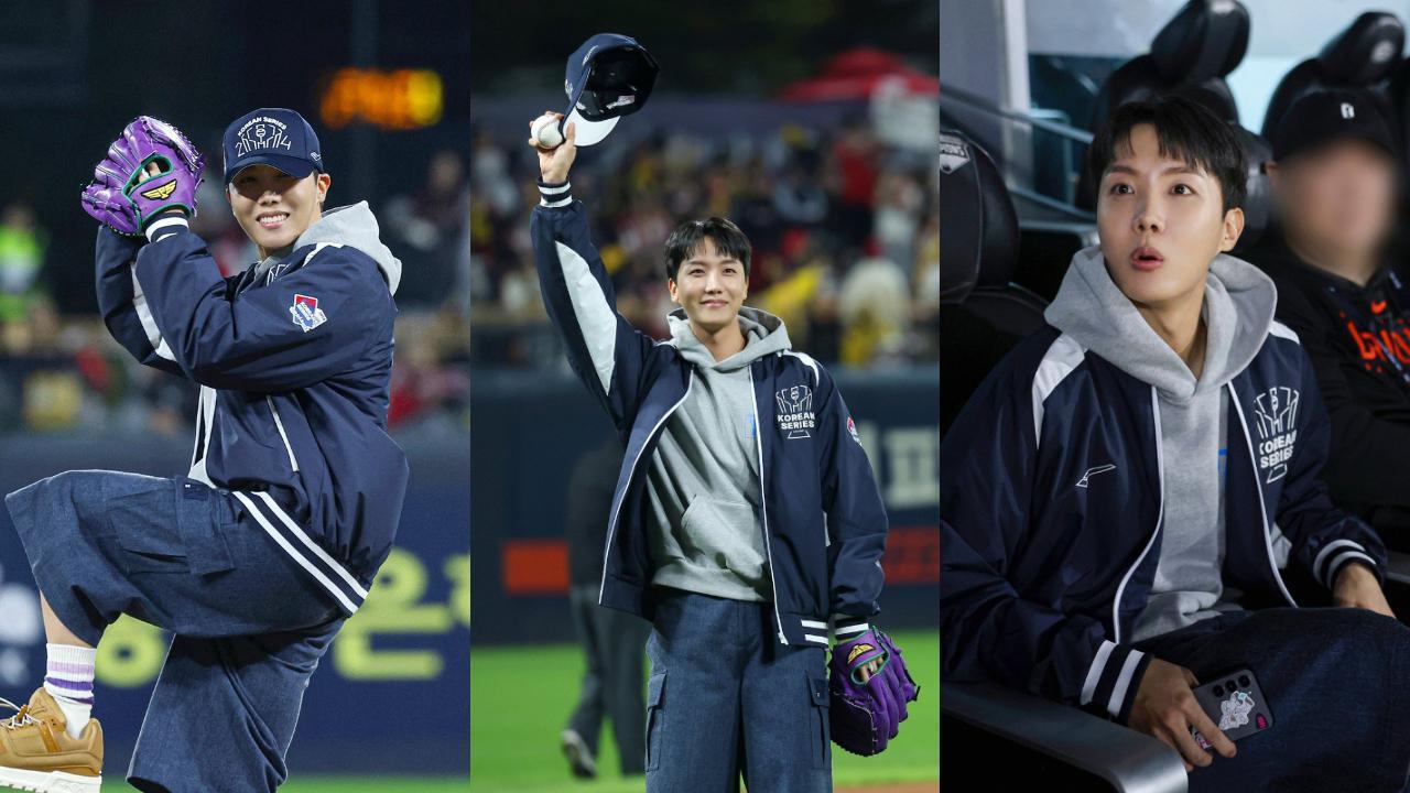 BTS' J-hope nails his first pitch at 2024 KBO Korean Series despite being nervous; check out his victory dance