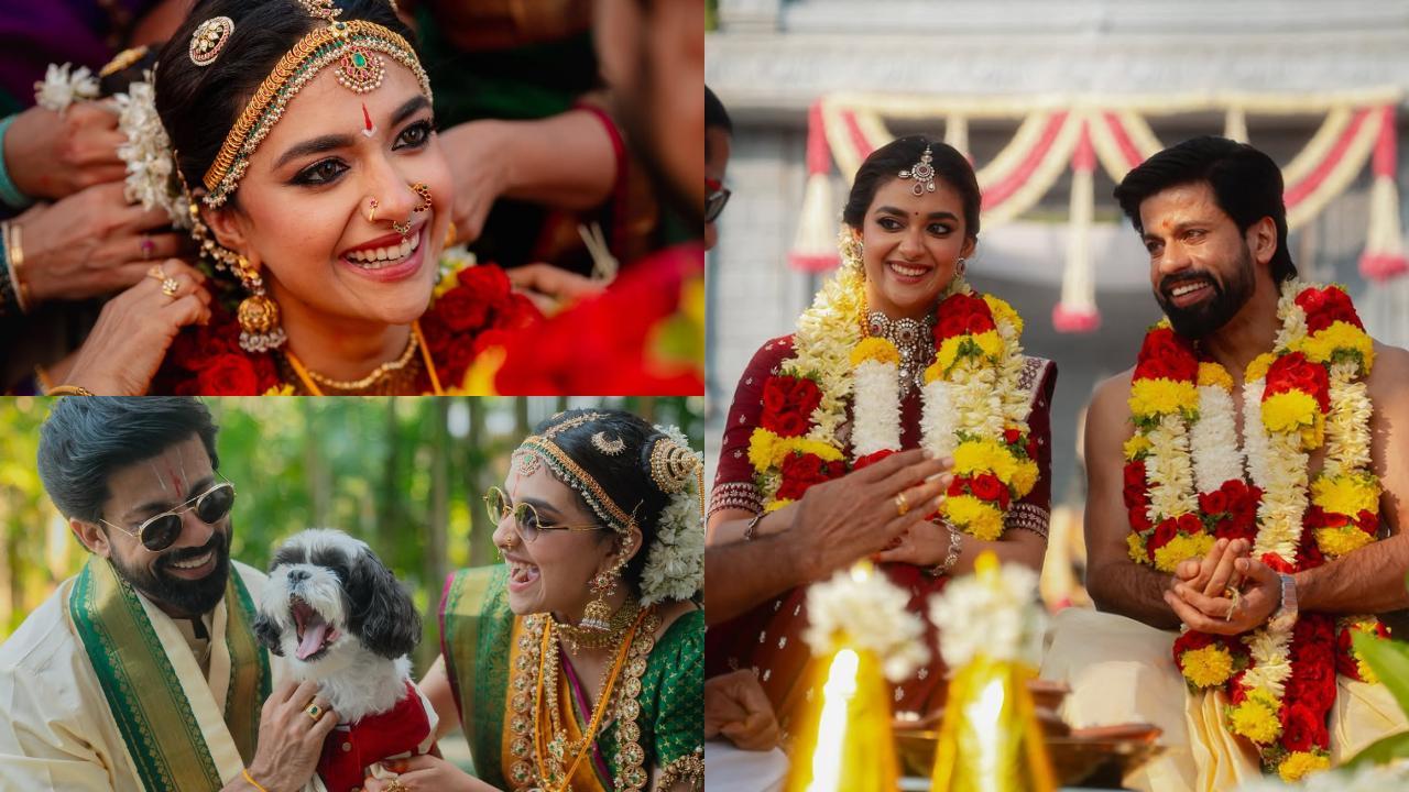 Keerthy Suresh and Antony Thattil