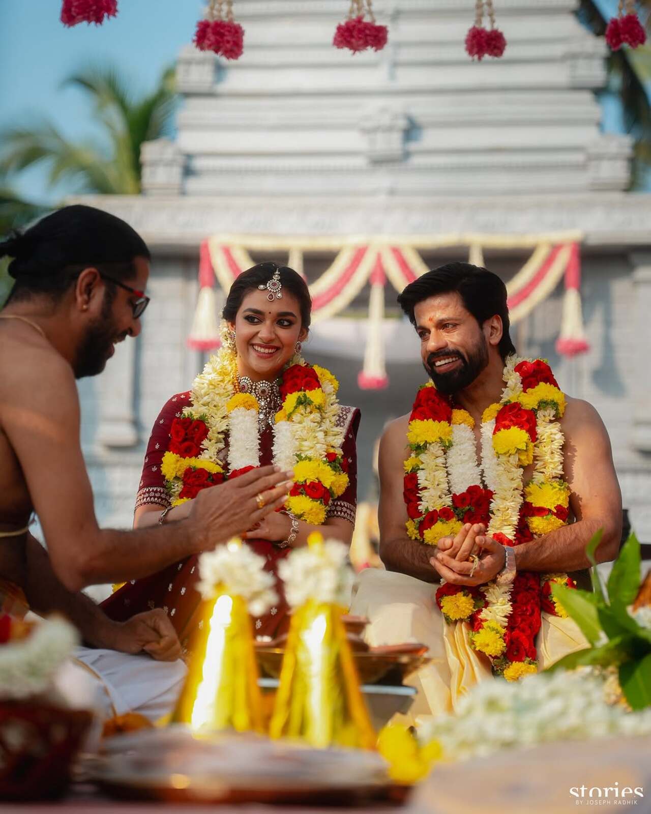 Actress Keerthy Suresh, who predominantly works across south Indian film industries, is now married to the Dubai-based businessman, Antony Thattil