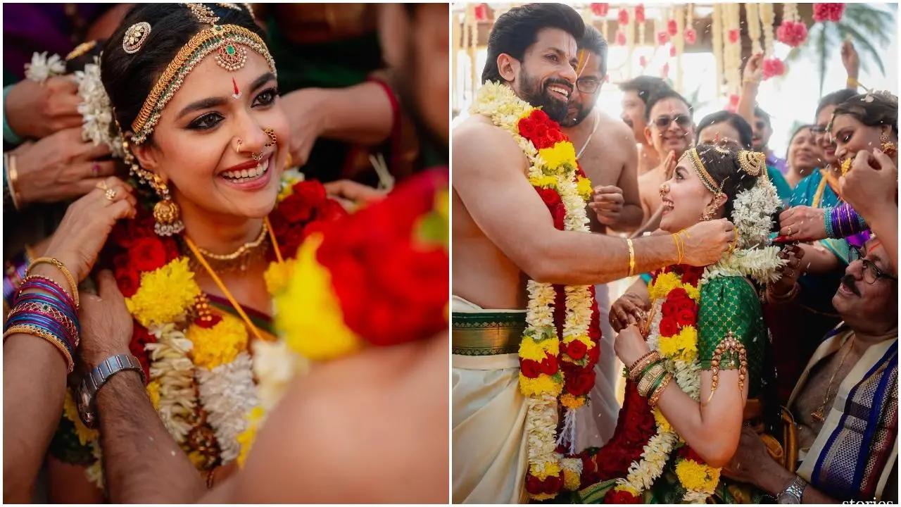 Keerthy Suresh-Anthony Thattil wedding pics out, Varun Dhawan congratulates Baby John co-star. Read more