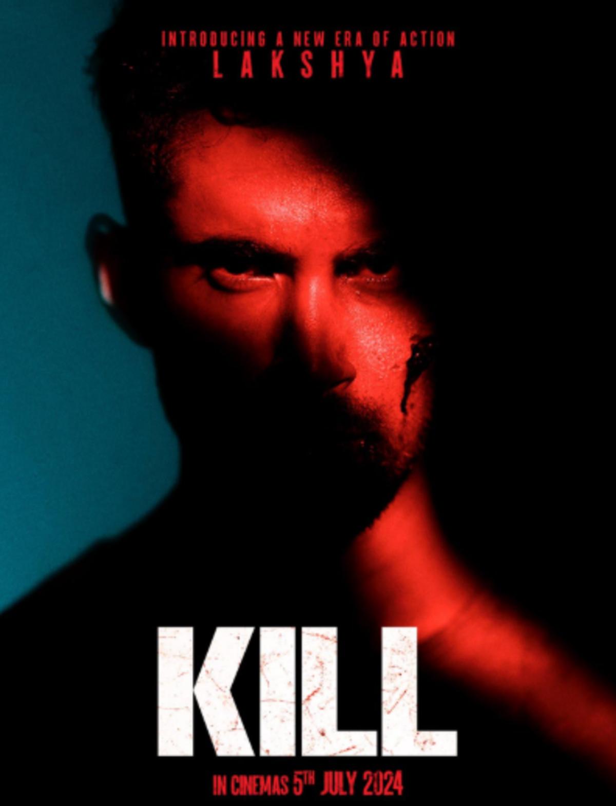 Kill is an action thriller film starring Lakshya, Tanya Maniktala, and Raghav Juyal in the lead roles. It was directed by Nikhil Bhat and produced by Oscar-winner Guneet Monga along with Karan Johar. It follows a train journey to New Delhi which soon becomes a bloody battleground as a pair of commandos have to combat an army of bandits.