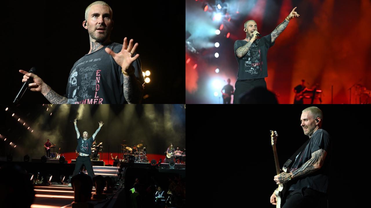 Maroon 5 performs in Mumbai Pics/Anurag Ahire