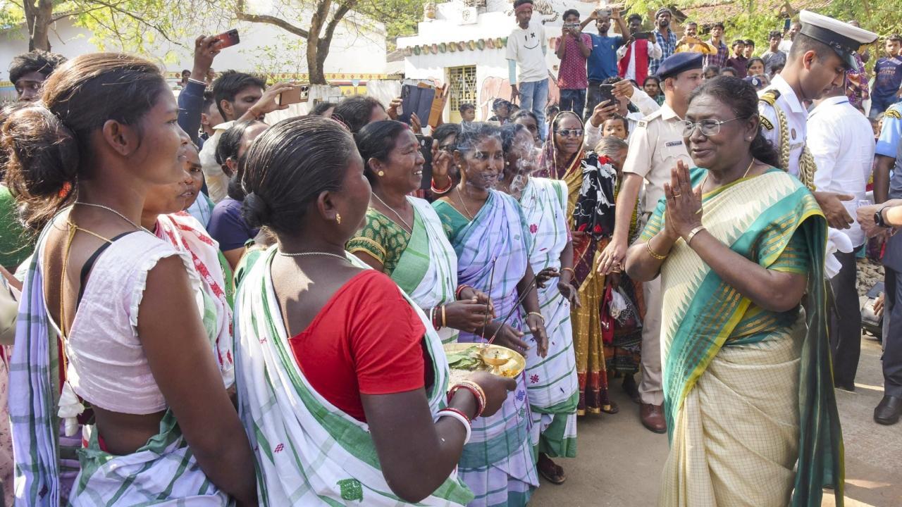 President Droupadi Murmu visits birthplace, says it's not village but family